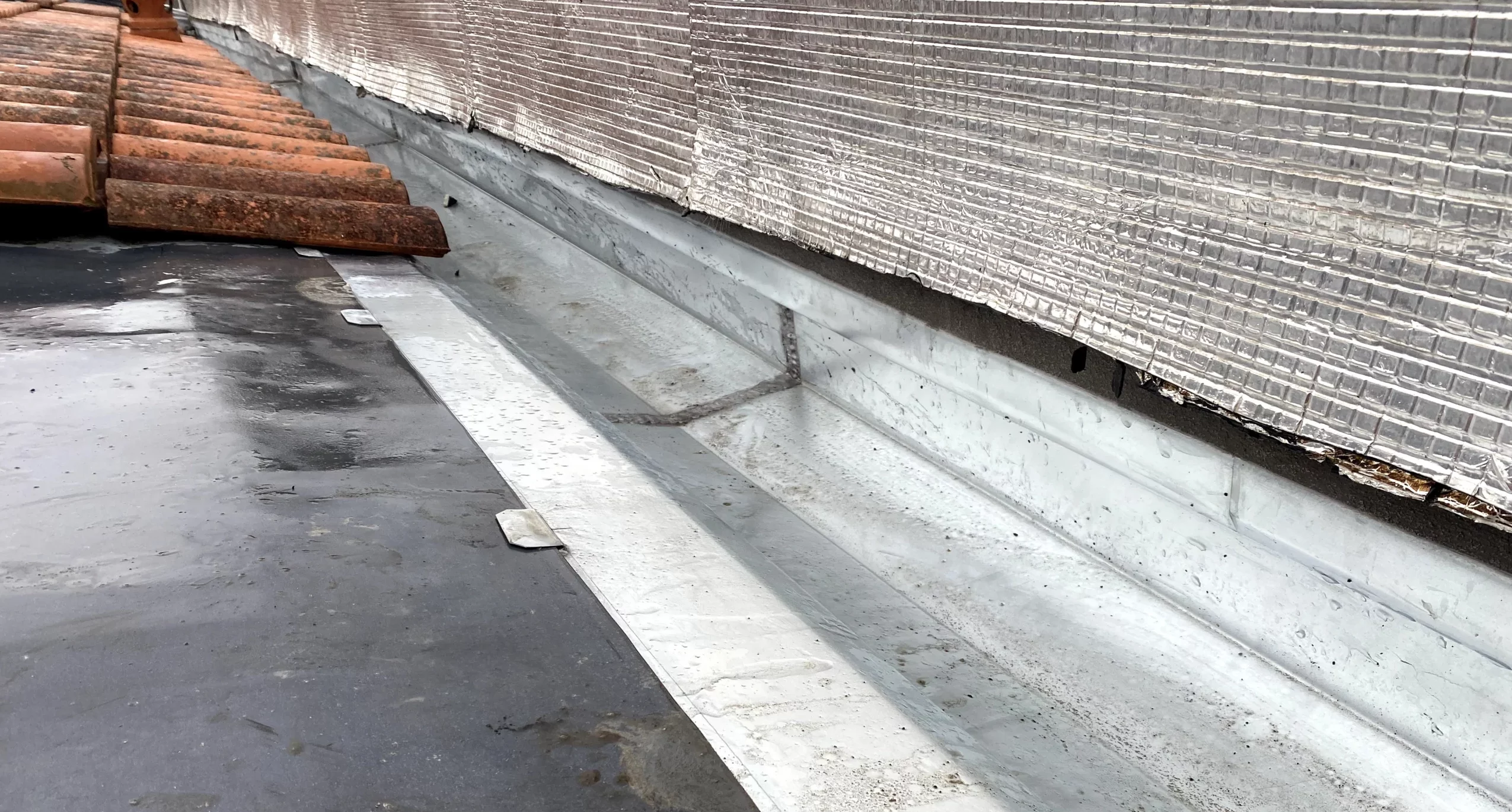 remplacement de chéneau en zinc