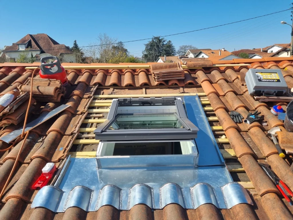 Remplacement VELUX et abergement zinc