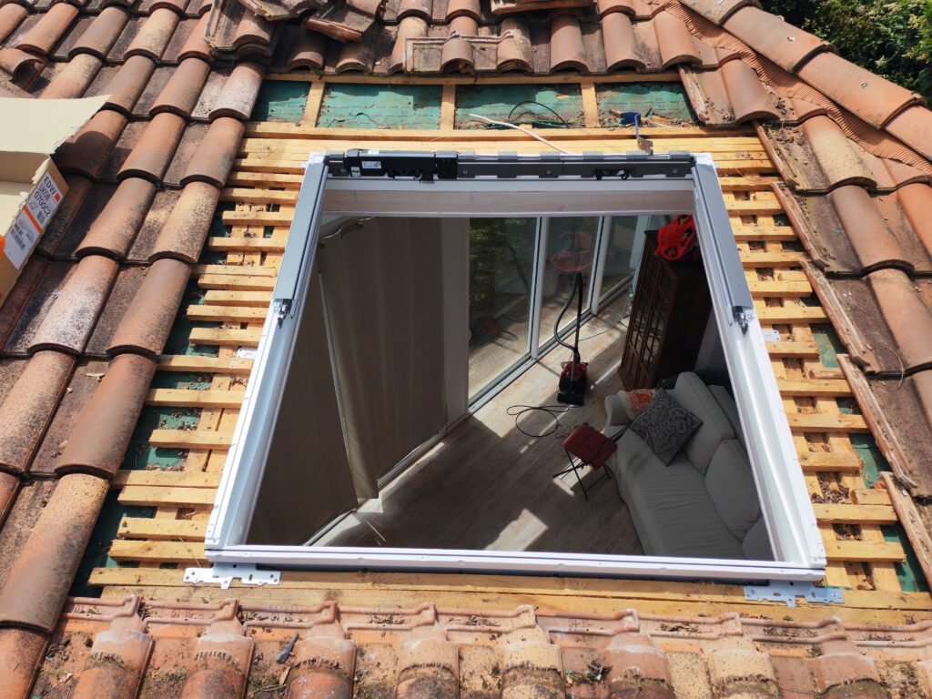 Chantier de Remplacement de VELUX à Urrugne