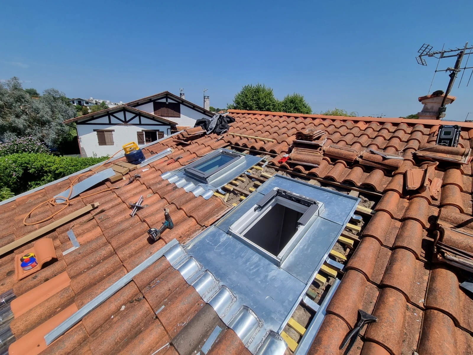 Chantier d'Abergement VELUX Biarritz