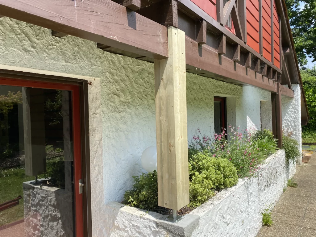 Rénovation Poteaux en bois Biarritz | WE RENOV